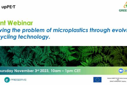 Solving the problem of microplastics through evolving recycling technology event banner